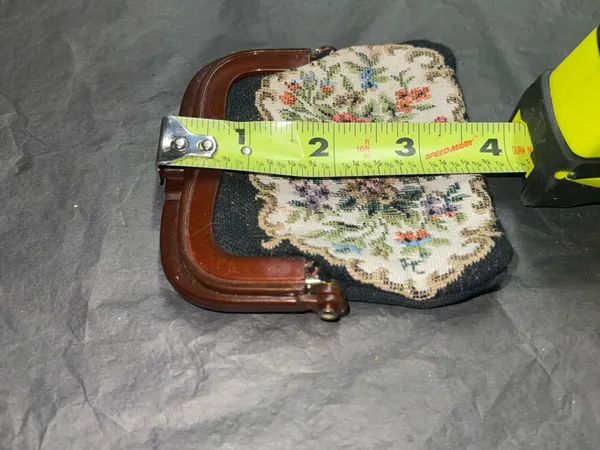 Vintage Tapestry/Rug-Like Textile Coin Purse - Image 4
