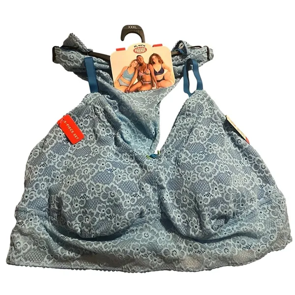 Parade Lace Bralette Set Blue Size XS - Image 2