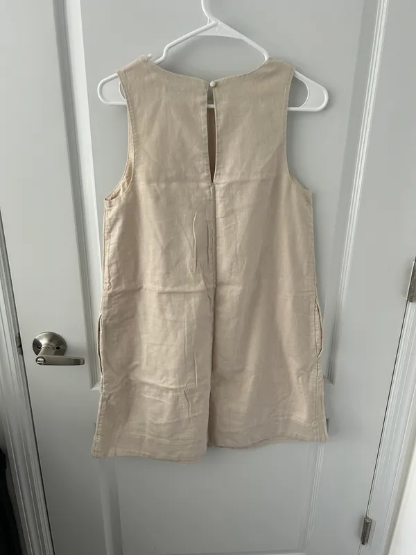 Abercrombie Linen Cream Dress - Image 2