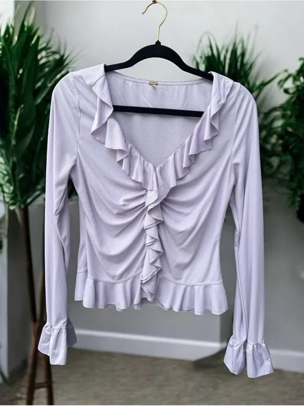 Free People Irena Knit Top Size Medium - Image 2
