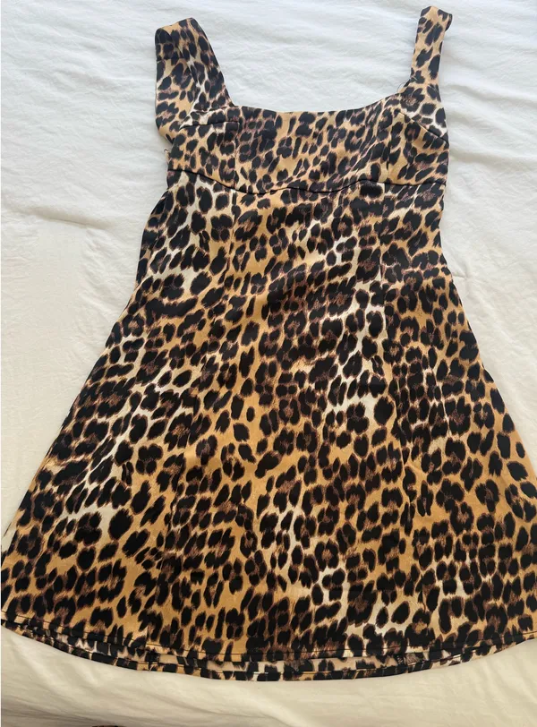Urban outfitters women’s leopard mini dress - Image 2