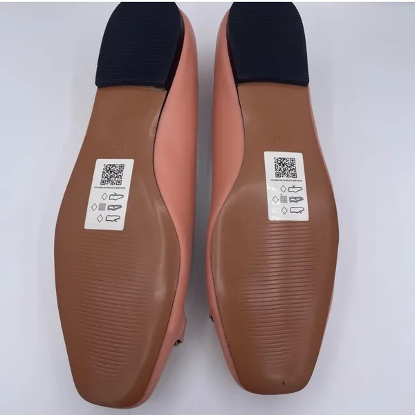 Asos Design slim square toe pink ballet flat shoes women’s Size 8 - Image 6