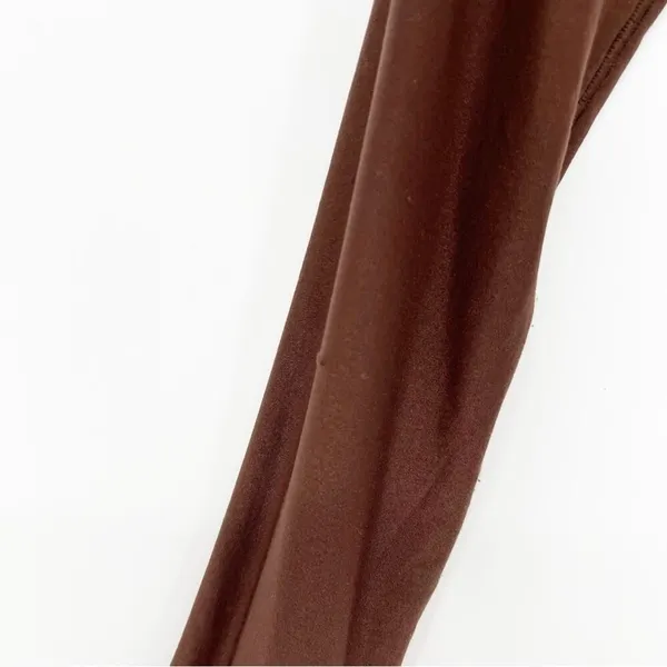 Smoothez by Aerie Off the Shoulder Top Women's Size XS Brown Clean Girl‎ - Image 5