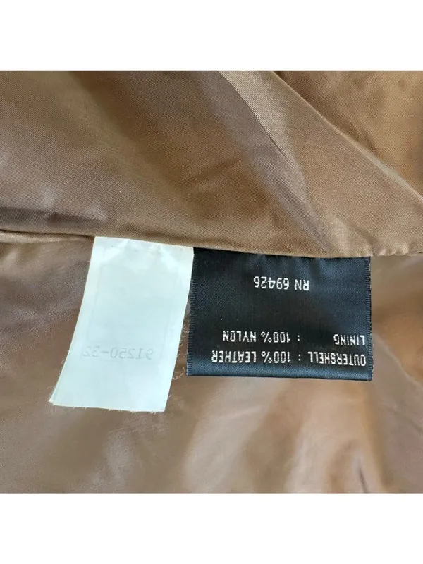 Vintage Wilsons Leather Maxima Brown Leather Blazer Jacket Women's M 90s Y2K - Image 7