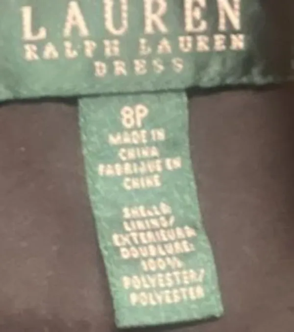 LAUREN RALPH LAUREN Sleeveless Abstract Print Sheath Dress Size 8P - Image 3