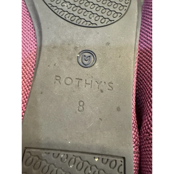 Rothy's Women's Size 8 The Flat Ballet Shoes Round Toe Color Purple - Image 8