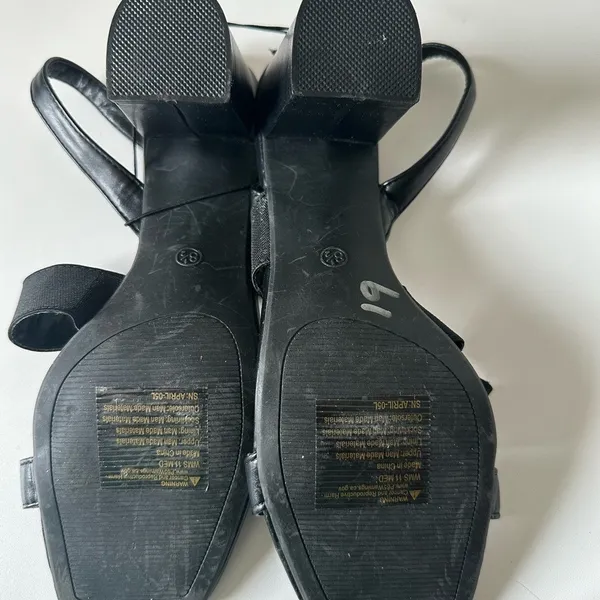 Black‎ Women's heels Sandals Black Size 8.5 - Image 3
