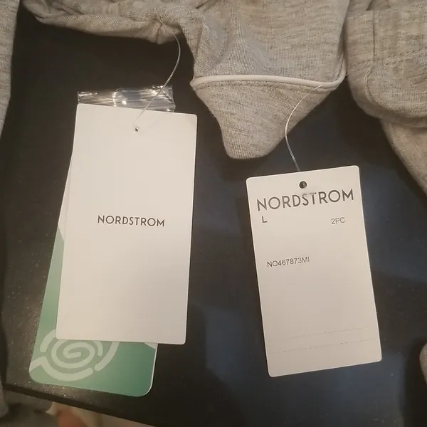 💕NORDSTROM💕 Moonlight Eco Short Pajamas ~ Grey Heather Large L NWT - Image 6