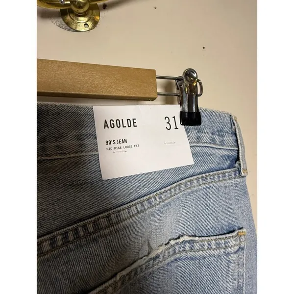 NWT AGOLDE 90's Jean Mid Rise Loose Fit Sz. 31 - Image 8