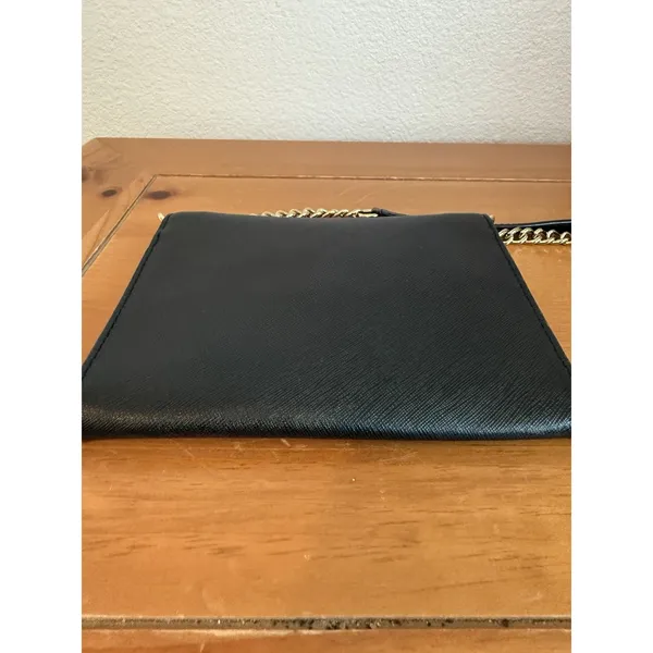 Kate Spade Black Cedar Street Mini Leather Envelope Crossbody Shoulder‎ Bag - Image 6