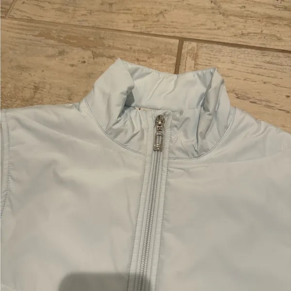 Baby Blue Ashworth Zip Up Puffer Vest Size S - Image 2