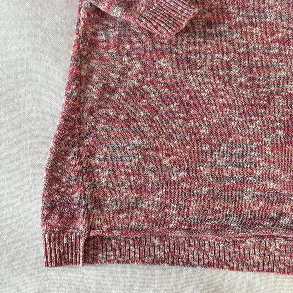 Vintage 90s American Eagle Womens Size‎ Small Sweater 3/4 Sleeve Pink Coquette - Image 2