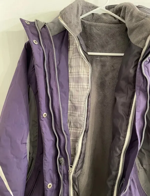 Below zero deep purple winter ski jacket 2in1 - Image 4
