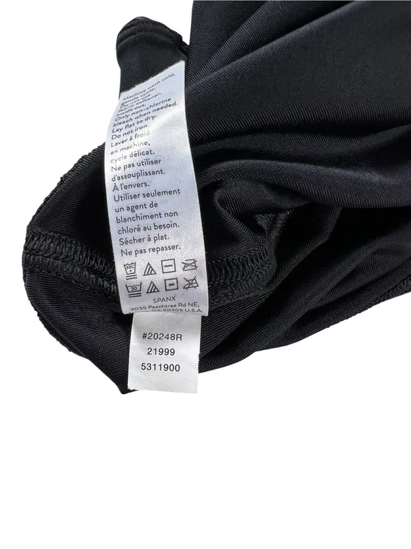 Spanx Quilted Moto Black High Rise Leggings Women’s Size Large - Image 12