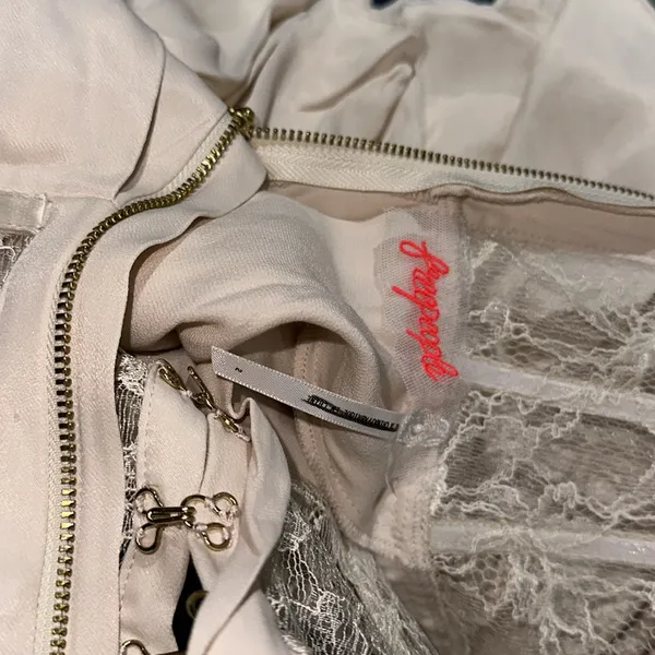 NWOT Free people Odette Mini dress Corset Lace Trim - Image 6