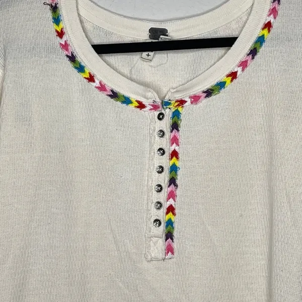 Free‎ People Embroidered Shirt - Image 9
