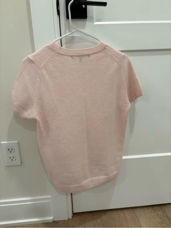 Quince Mongolian Cashmere Tee Size Small - Image 4