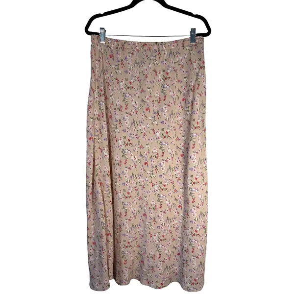Carol Anderson Collection Vintage 90s Floral Maxi Skirt | Cottagecore Prairie - Image 6