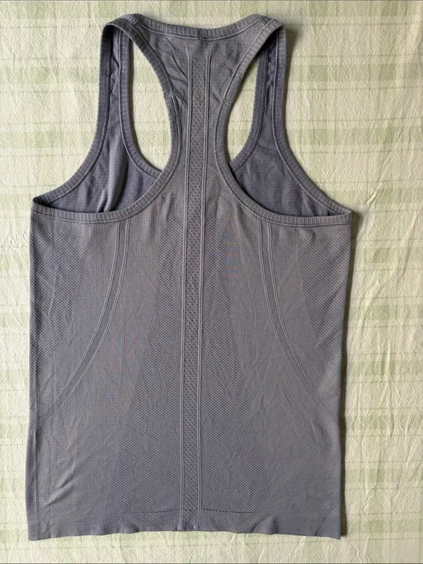 Lululemon Swiftly Seamless Racerback Tank Top - Lavender Gray - Image 4