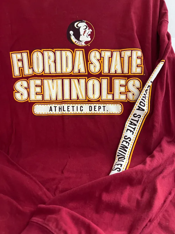 Team Starter Florida State Seminoles Long Sleeve Shirt - Image 3