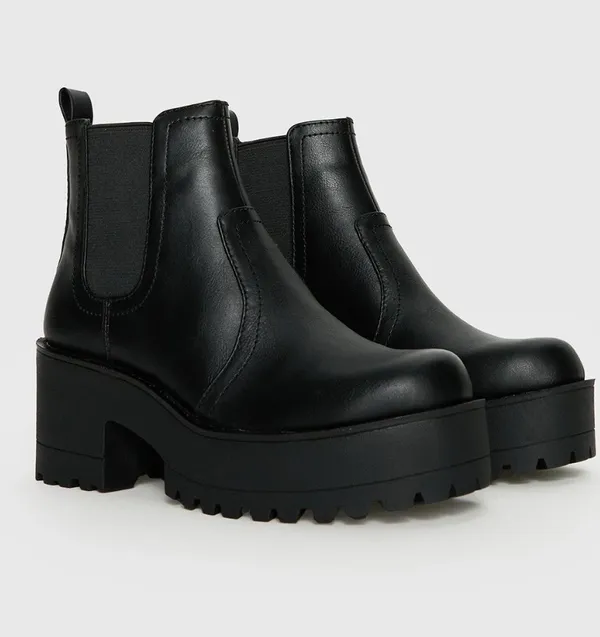 Princess Polly Lipstik Black Eamon Boots - Image 2