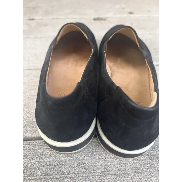 Naturalizer Bonnie Black Leather Perforated Slip On‎ Loafers WMNS 7.5 M Sneakers - Image 8