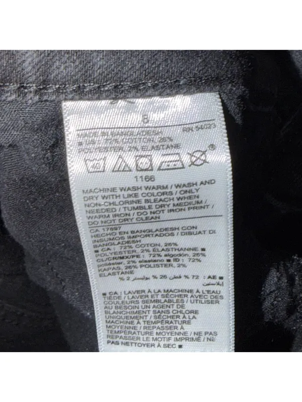 Old Navy Micro-Flare Black Jeans Women’s Size 8 - Image 9