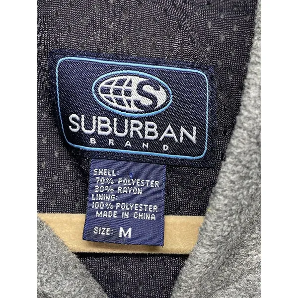 Columbia Suburban‎ Gray Fleece Hiking Zip Up Vest Womens Size M Polyester/Rayon - Image 4