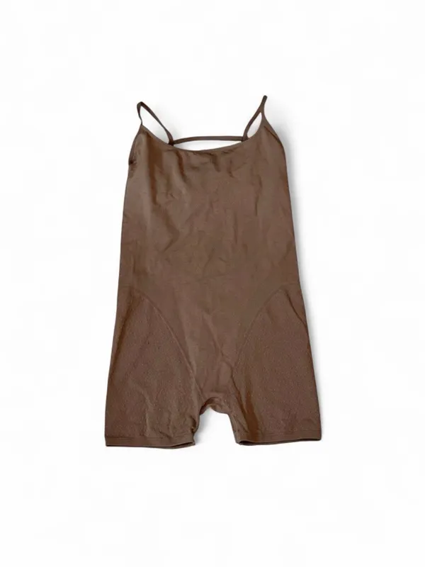 Fabletics SculptKnit / Luxe360 brown sculpting shapewear romper 🤎 - Image 3