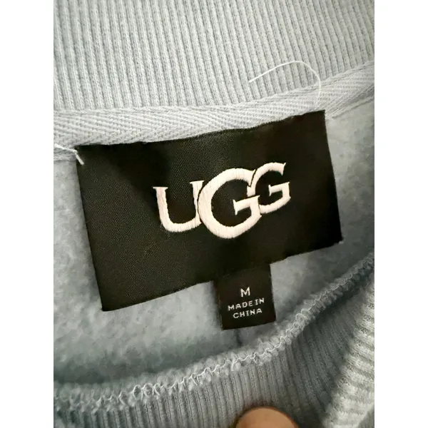 UGG | Classic Crewneck Whipstitch Sweatshirt in Blue | Sz M - Image 6