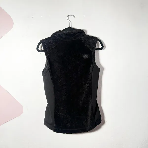 The North Face Osito Fleece Vest Women's Small Black Full Zip - Image 2