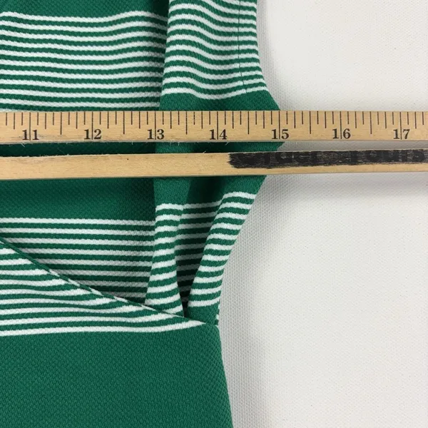 Maeve Tank Top Womens XS Green Striped V-Neck Sleeveless Knit Anthropologie - Image 7