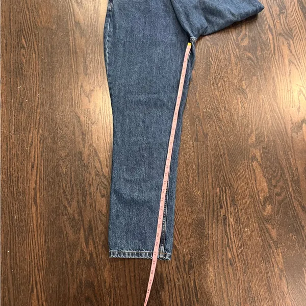 Everlane High Rise Curvy 90s Cheeky Straight Blue Women's Jeans - Image 7