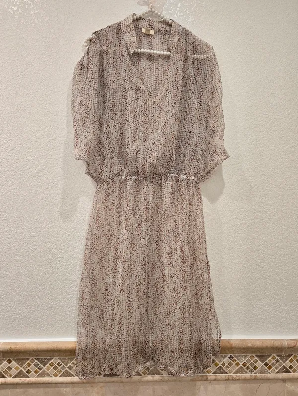 Anthropologie TINY Silk midi Dress Small - Image 9
