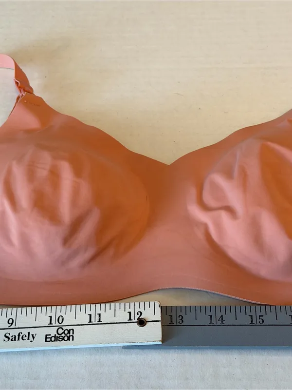 Knix Seamless Wireless Nursing Bra in Terracotta size 4 - Image 5