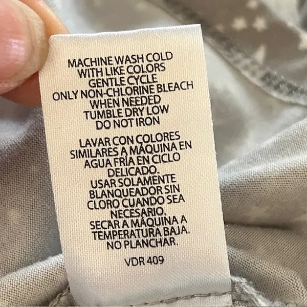 Eddie Bauer Star Print Pajama Set Tank & Pants Small Constellations - Image 10