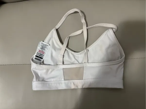 Gymshark white sports bra - Image 2