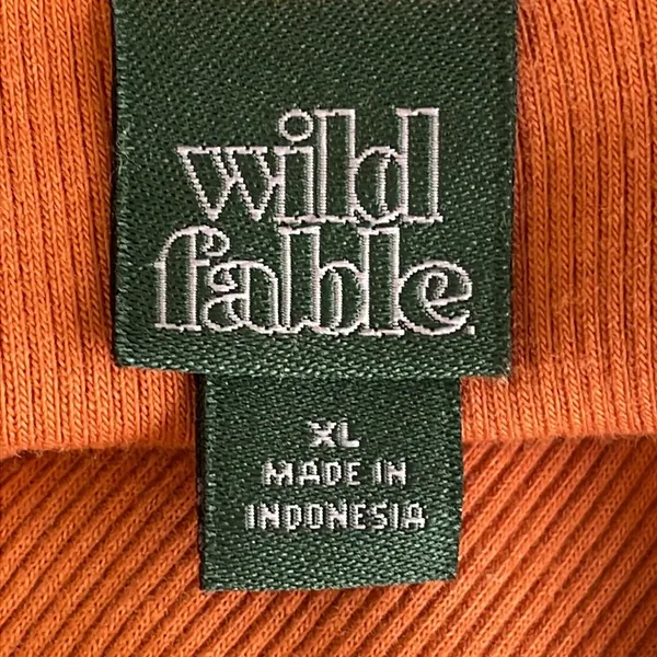 Wild Fable Orange Wrap Tie Front Mini Dress - Image 5