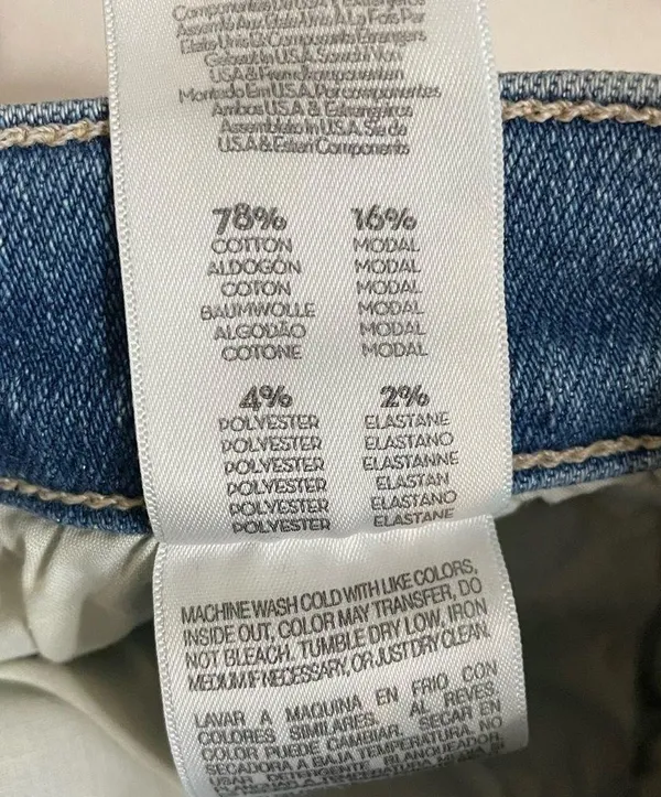 NWT MOTHER Denim Mid Rise Dazzler Ankle Fray Jeans Riding Cliffside Size 26 - Image 10