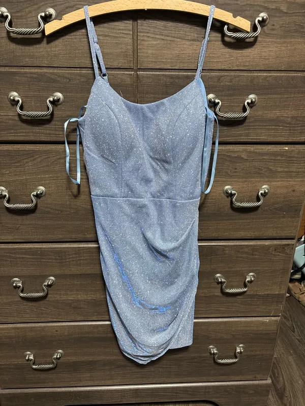 Crystal sky dress Blue - Image 3