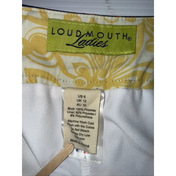 Houston Astros Loudmouth Chino Skort Golf Women's Size 6 Blue‎ - Image 2