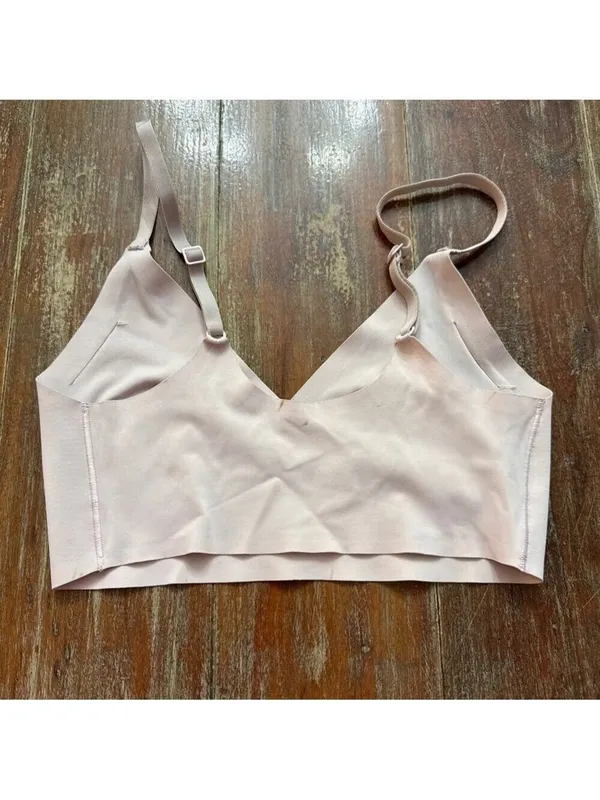 True and Co True Body Triangle Bralette Small Blush - Image 4
