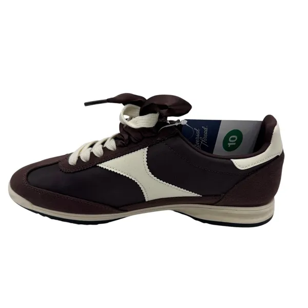 Universal Thread Women's 10 Brown Skyler Sneakers Ribbon Laces Memory‎ Foam - Image 4