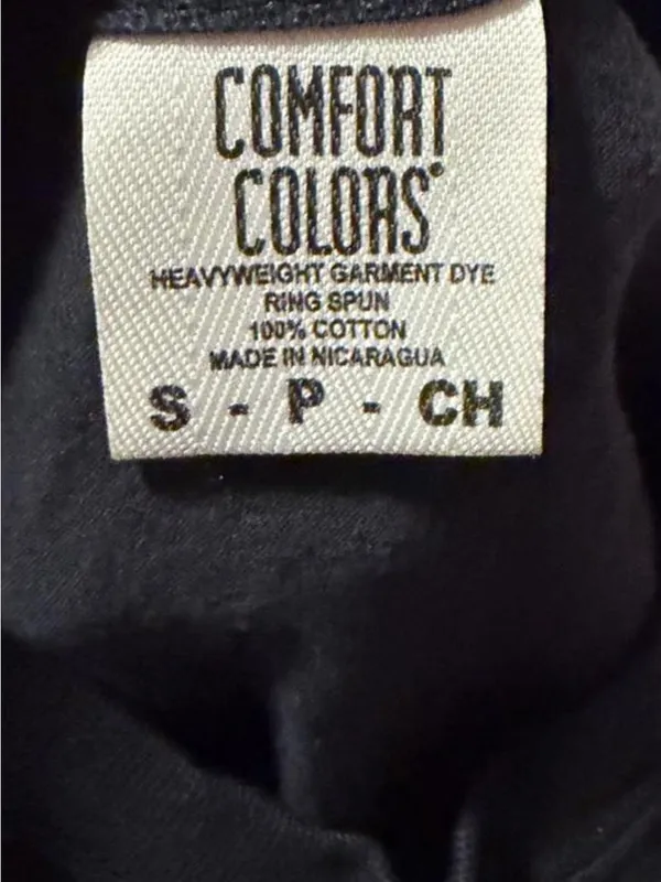 Comfort Colors Black 'Saved by the Lamb' Graphic Tee - Image 3
