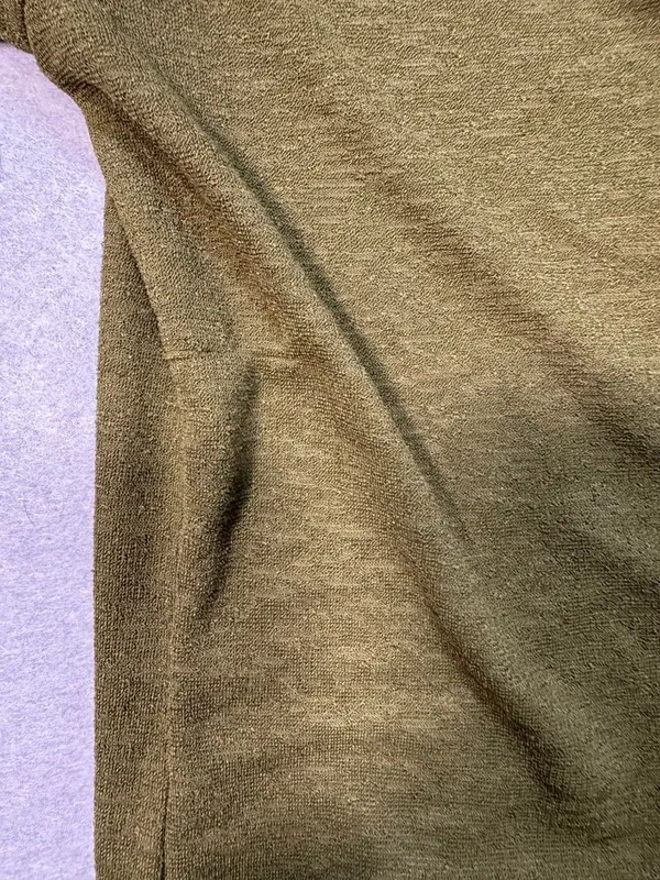 Lipslide Olive Green Short Sleeve Button Up Top Size S - Image 3