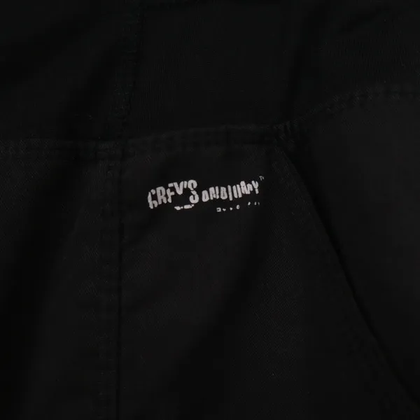 Grey's Anatomy Scrub Pants Womens M Active Black Straight Leg Drawstring - Image 2