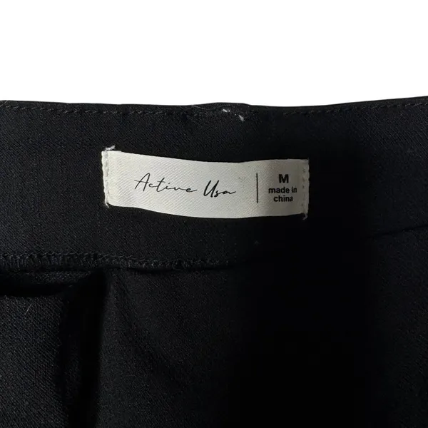 Active USA Black Pleated Cargo Skort M Y2K Schoolcore Dark Academia Utility - Image 9