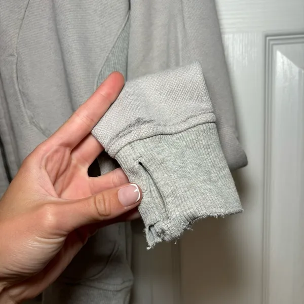 Lululemon Grey Zip Up Sweatshirt - Image 10