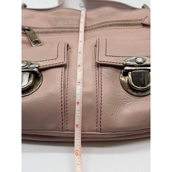 Vintage Y2K Marc Jacobs Leather Cargo Shoulder Bag Multi Pocket Hobo Made Italy - Image 15