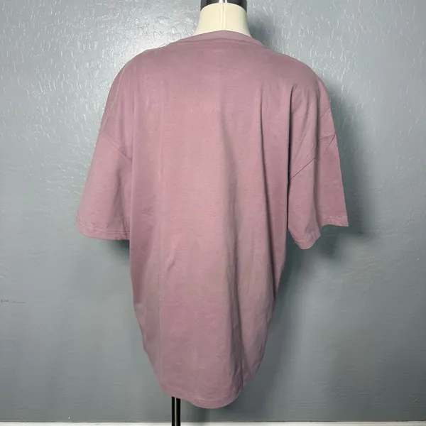 Comfrt Essential Oversized Tee, Mauve, M - Image 2